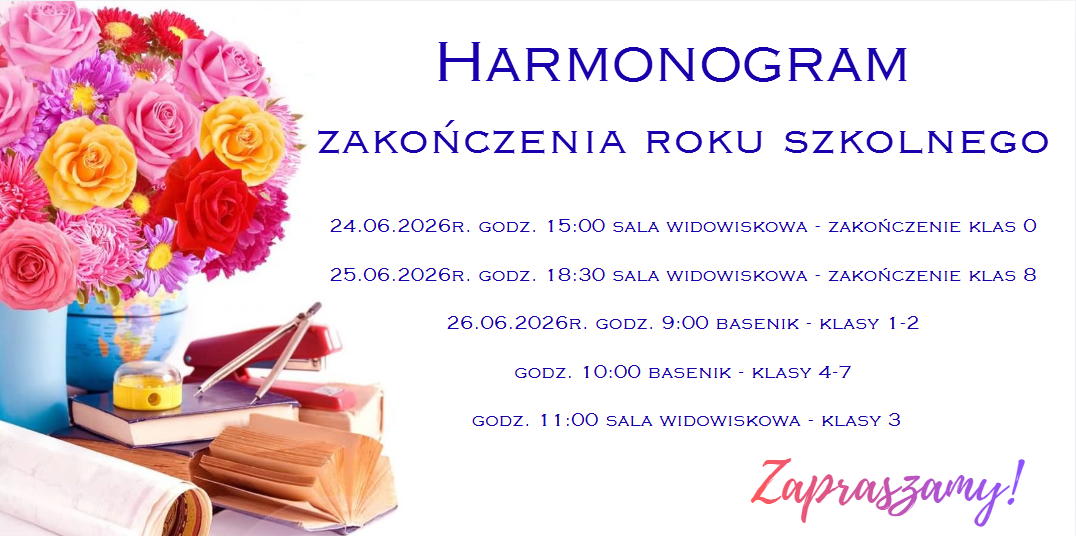 harmonogram zakonczenia 2026